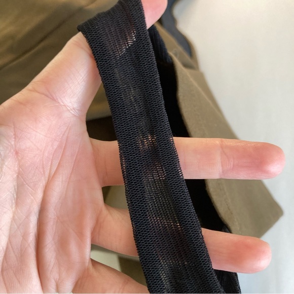 Free People Ponte Knit Stirrup Leggings Womens Size M Moss Green Brown - Picture 11 of 14